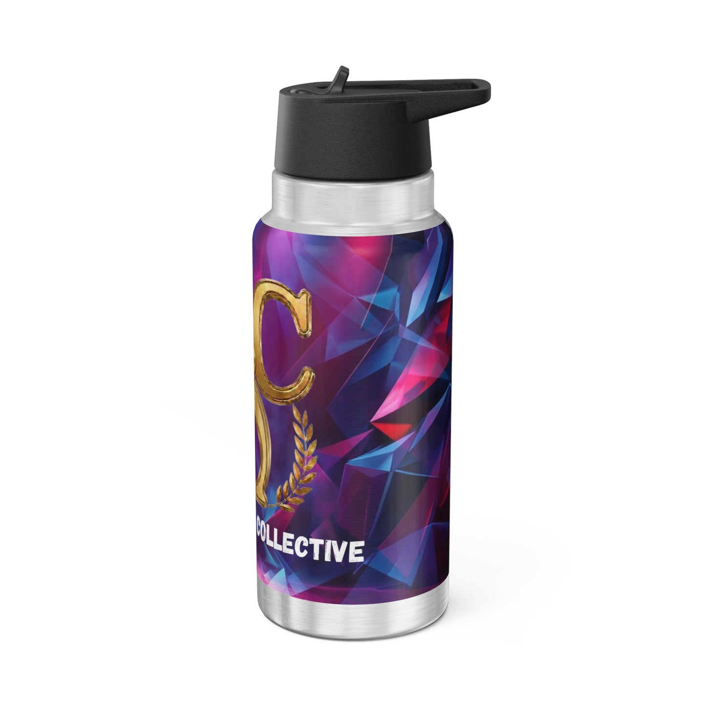 32oz Gator Tumbler — Gold Crest Logo Insulated Water Bottle