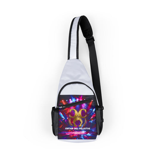 Neon Biohazard Chest Bag — Urban Sling Crossbody with 'Carter Oak Collective' Design