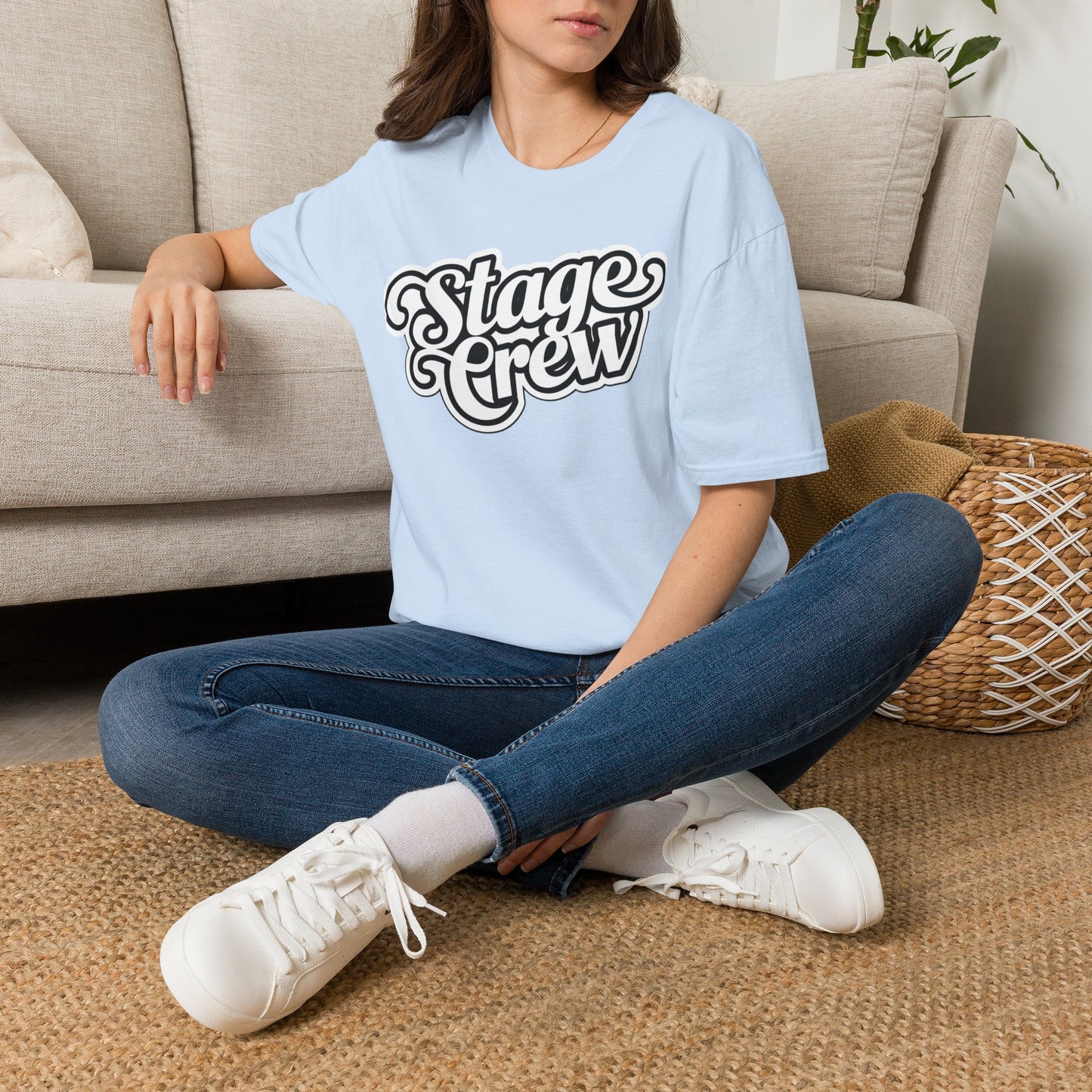 Stage Crew T‑Shirt — Retro Script Theater Crew Tee