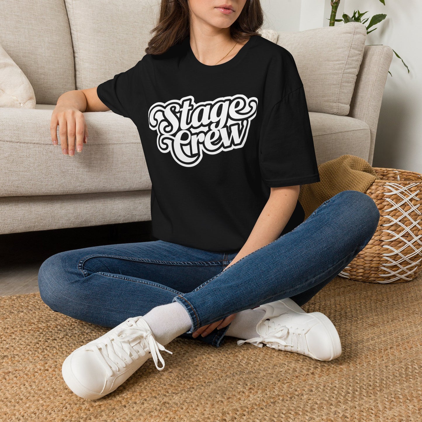 Stage Crew T‑Shirt — Retro Script Theater Crew Tee