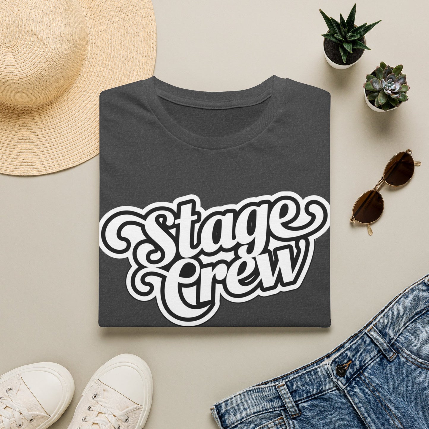 Stage Crew T‑Shirt — Retro Script Theater Crew Tee