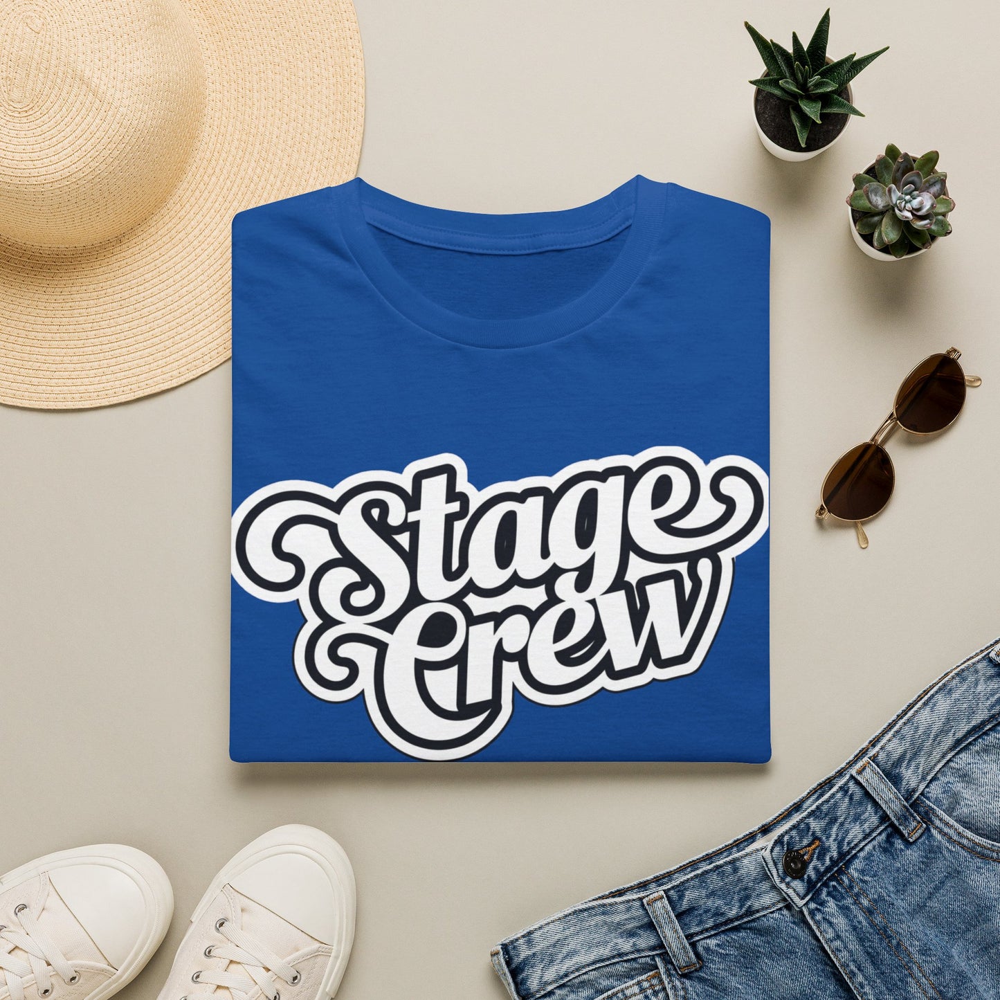Stage Crew T‑Shirt — Retro Script Theater Crew Tee