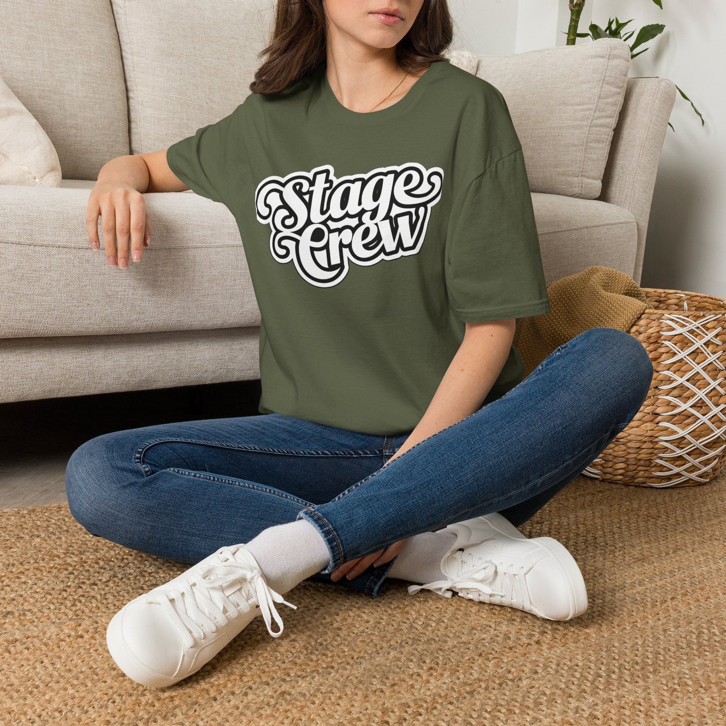 Stage Crew T‑Shirt — Retro Script Theater Crew Tee