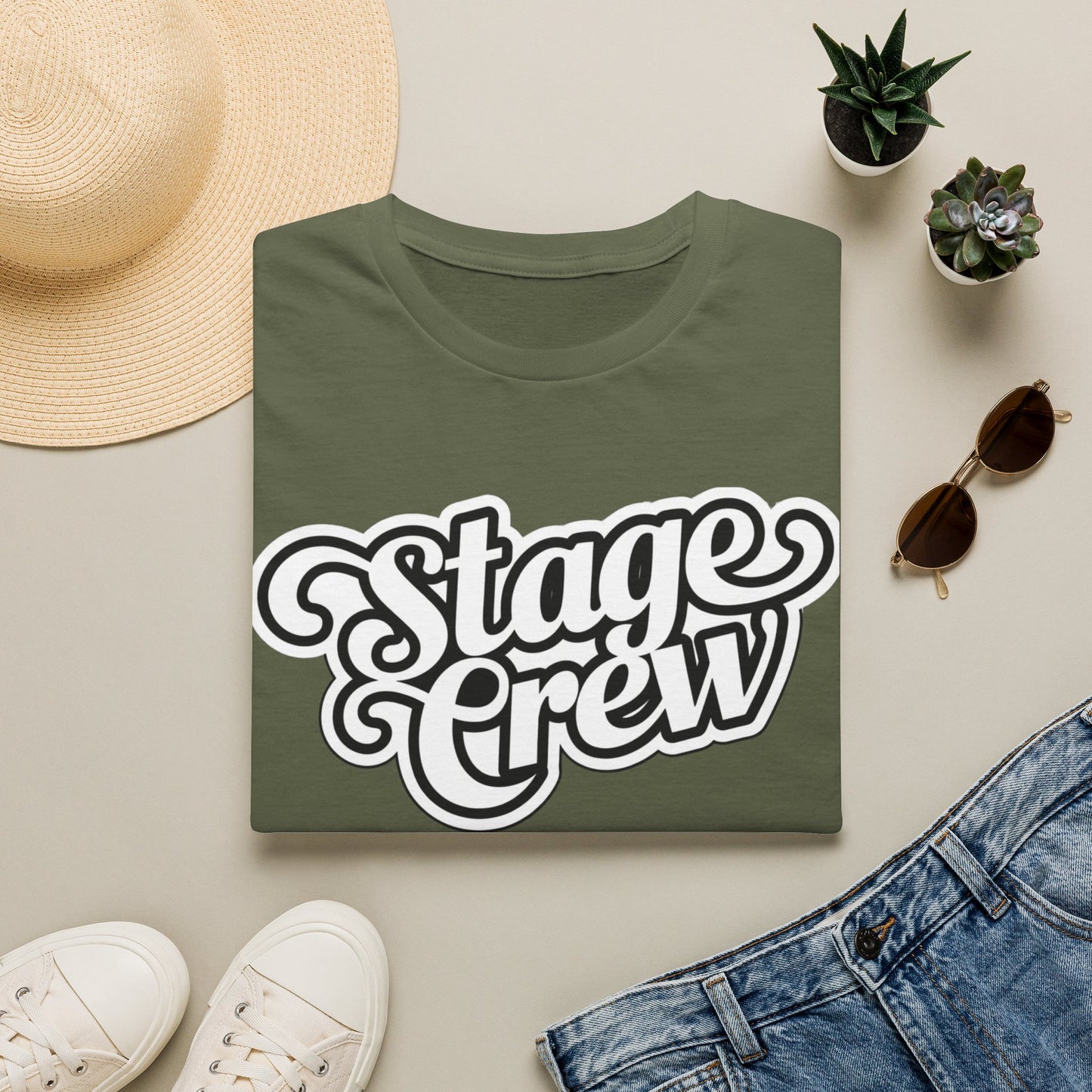 Stage Crew T‑Shirt — Retro Script Theater Crew Tee