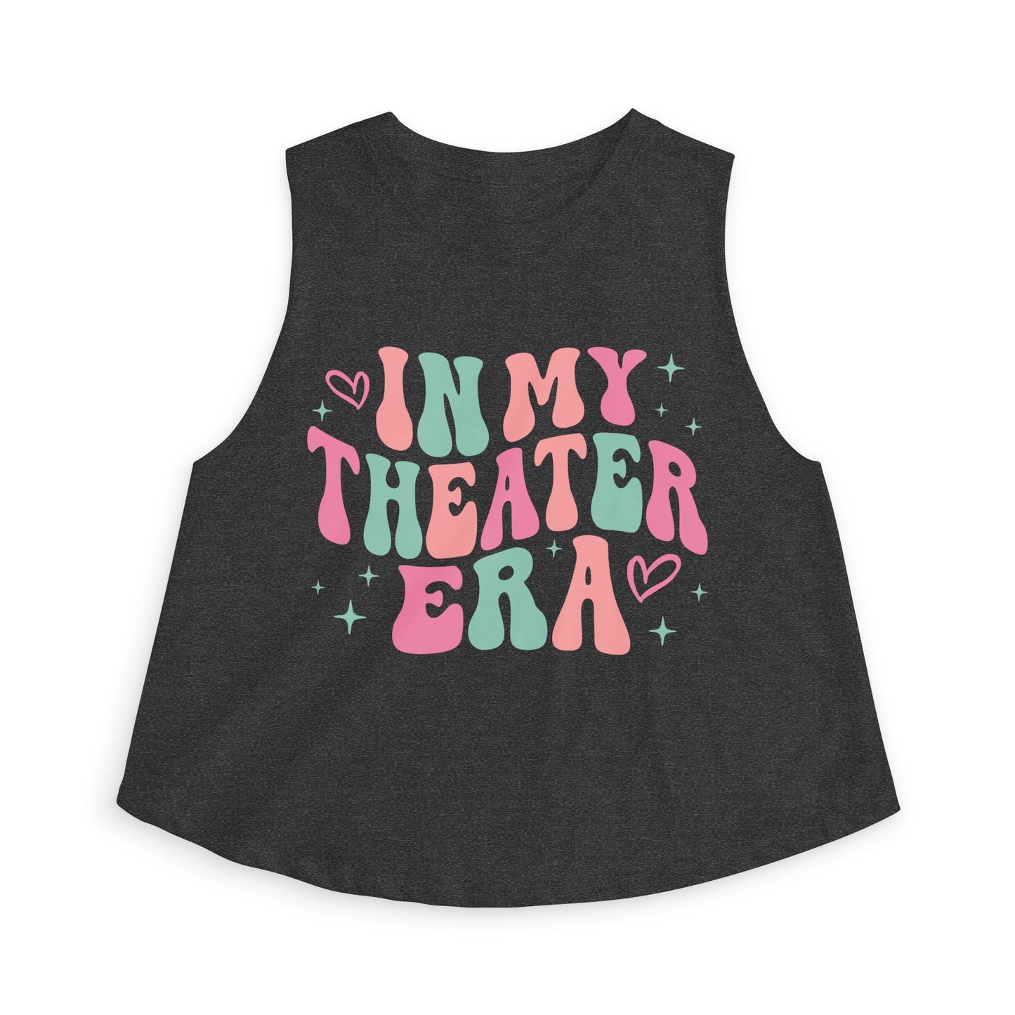 Crop Top — "In My Theater Era" Retro Pastel Musical Tee
