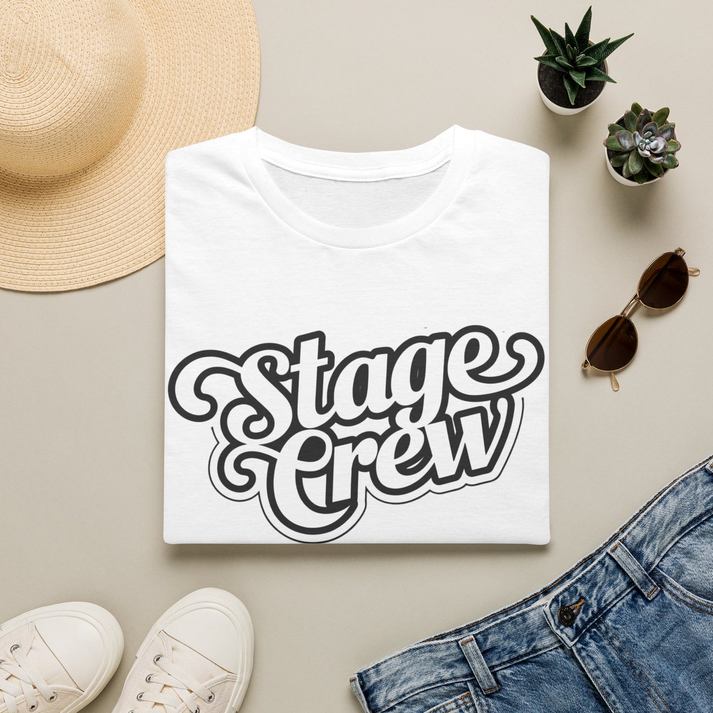 Stage Crew T‑Shirt — Retro Script Theater Crew Tee