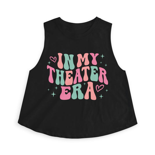 Crop Top — "In My Theater Era" Retro Pastel Musical Tee
